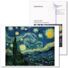 Advents- u. Weihnachtszeit (2010) zur Karte "Sternennacht" (van Gogh)