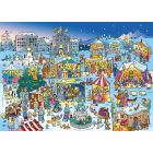 Wimmelbild "Weihnachtsmarkt"