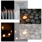 Kerzenkärtchen "Licht der Welt, Fürbitte und Vergewisserung"