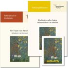 Sommerzeit (2019) zur "Blütentüte" und zur Karte "Bauerngarten mit Sonnenblumen" (G. Klimt)