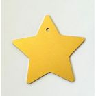 Goldfarbener Metallstern