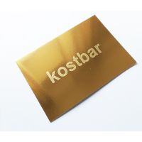 Goldsfolienkarte "Du bist kostbar"
