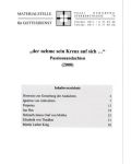 Passionsandachten Märtyrergestalten (2000)