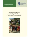 Lesegottesdienst 1. Advent bis Christi Himmelfahrt im Kirchenjahr 2026/2027