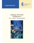Lesegottesdienst 1. Advent bis Christi Himmelfahrt im Kirchenjahr 2025/2026