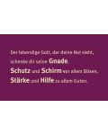10 Spruchkarten "Der lebendige Gott, der deine Not sieht"