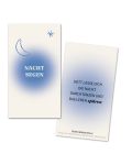 10er-Set Segenskärtchen "Nacht" (Segen.Servicestelle)