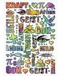 Karte "Das Leben ist bunt" mit Pfingstmotiven (Jens Henning)