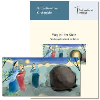 "Weg ist der Stein". Familiengottesdienst an Ostern (2022) zur Karte "Ostermorgen" (M. Goedelt) 