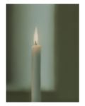 Karte "Kerze" (Gerhard Richter)
