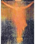 Passionskarte 5 "Kreuzigung in Orange" (Ernst Volland)